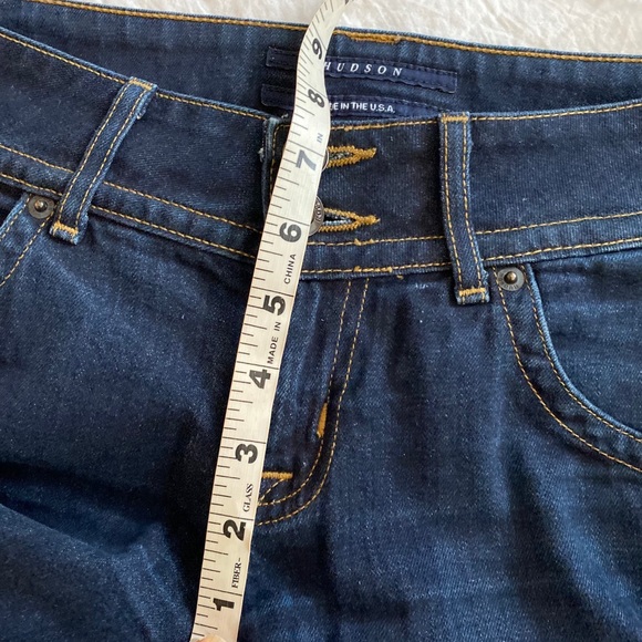 Hudson Jeans Bootcut Blue Denim Elastan Flaps 28 - Picture 10 of 14
